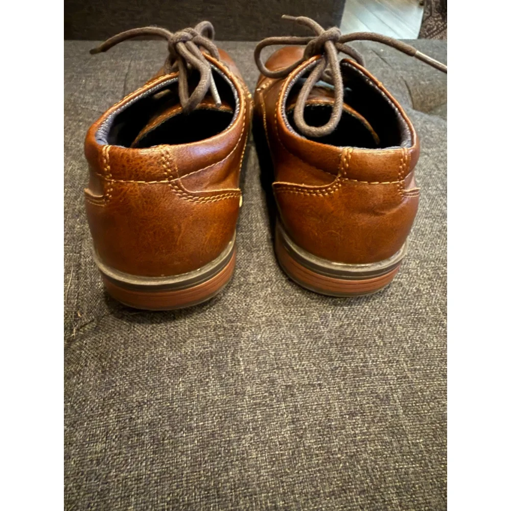 Boys American Eagle Brown Dress Shoes 13 (Little Boy)